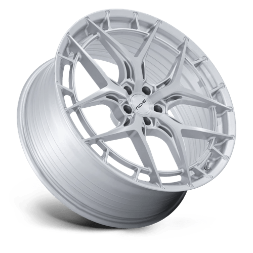 Niche NC286 RIVIERA Gloss Silver W/ Brushed Face 20x10.5 +38 5x112mm 72.6mm