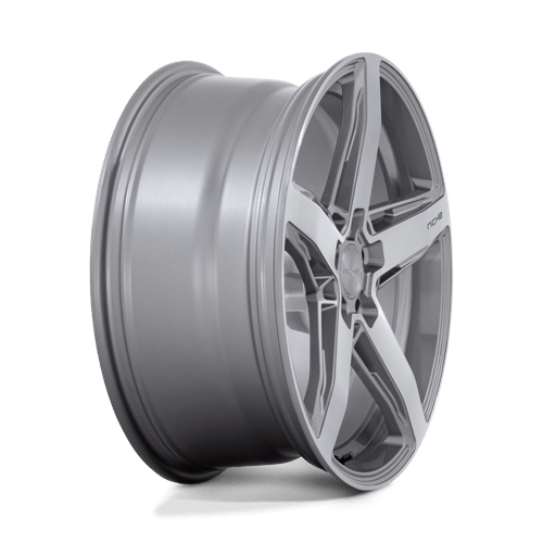 Niche M270 TERAMO Anthracite Brushed Face Tint 20x10.5 +20 5x120mm 72.6mm
