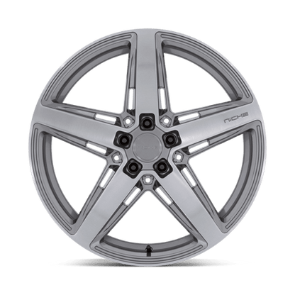 Niche M270 TERAMO Anthracite Brushed Face Tint 20x9 +25 5x114.3mm 72.6mm