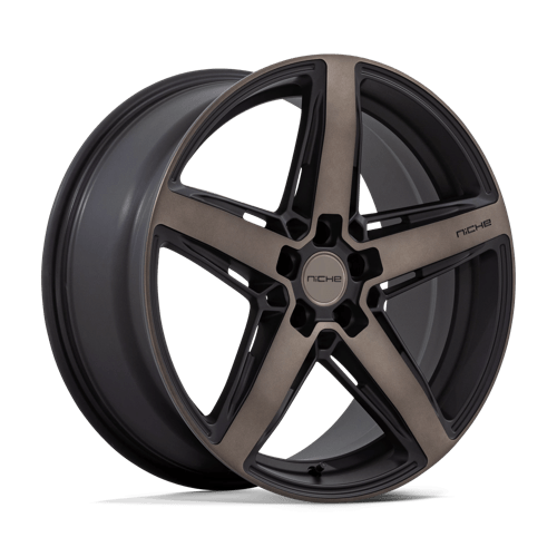 Niche M271 TERAMO Matte Black W Double Dark Tint 20x9.5 +25 5x114.3mm 70.7mm