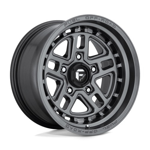 Fuel Offroad D668 NITRO Matte Gun Metal 17x9 -12 5x127mm 71.5mm