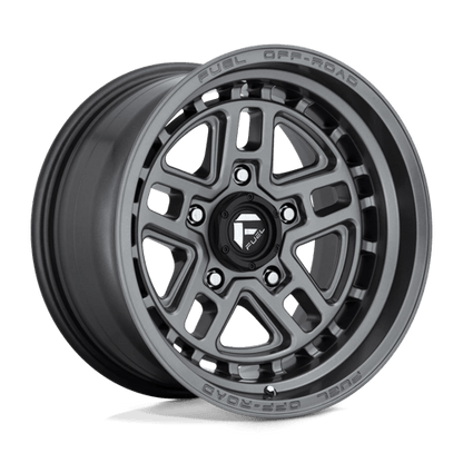 Fuel Offroad D668 NITRO Matte Gun Metal 17x9 -12 5x127mm 71.5mm