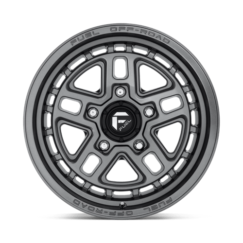 Fuel Offroad D668 NITRO Matte Gun Metal 17x9 -12 5x127mm 71.5mm