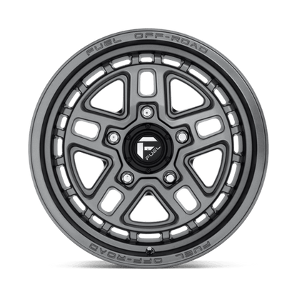 Fuel Offroad D668 NITRO Matte Gun Metal 17x9 -12 5x127mm 71.5mm