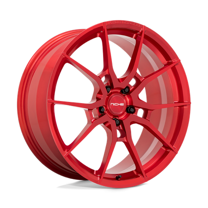 Niche T113 KANAN Brushed Candy Red 21x12 +45 5x130mm 71.5mm