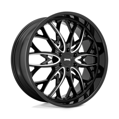DUB S263 OG Gloss Black Milled 24x10 +25 6x139.7mm 106.1mm