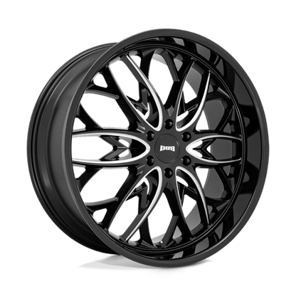 DUB S263 OG Gloss Black Milled 24x10 +25 6x139.7mm 106.1mm
