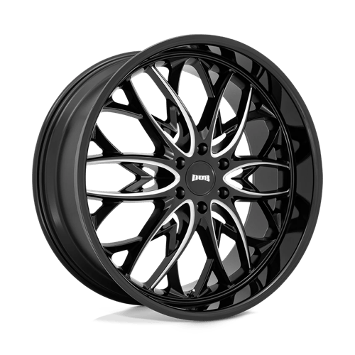 DUB S263 OG Gloss Black Milled 24x10 +30 6x135mm 87.1mm