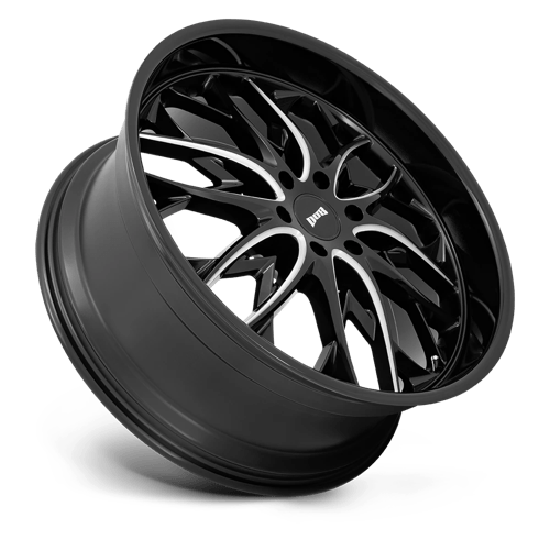 DUB S263 OG Gloss Black Milled 24x10 +25 6x139.7mm 106.1mm