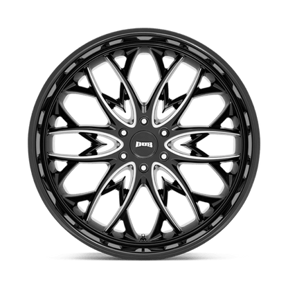 DUB S263 OG Gloss Black Milled 22x9.5 +30 6x135mm 87.1mm