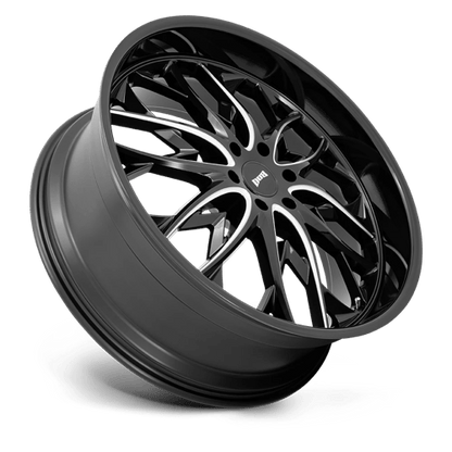 DUB S263 OG Gloss Black Milled 26x10 +25 6x139.7mm 106.1mm