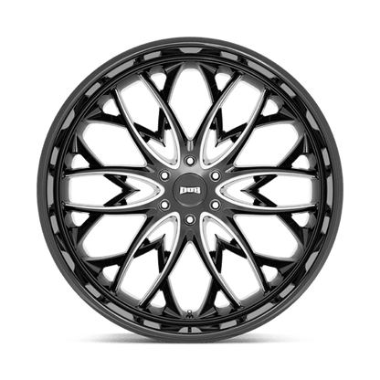 DUB S263 OG Gloss Black Milled 26x10 +25 6x139.7mm 106.1mm