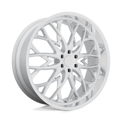 DUB S264 OG Silver W/ Diamond Cut Lip 26x10 +30 6x135mm 87.1mm