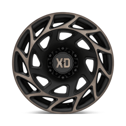 XD Series XD860 ONSLAUGHT Satin Black W/ Bronze Tint 20x9 0 6x135mm 87.1mm