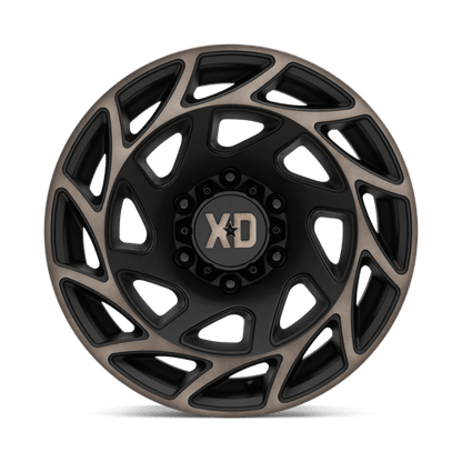 XD Series XD860 ONSLAUGHT Satin Black W/ Bronze Tint 17x9 -12 6x139.7mm 106.1mm