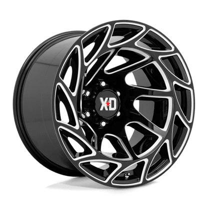 XD Series XD860 ONSLAUGHT Gloss Black Milled 20x12 -44 6x139.7mm 106.1mm