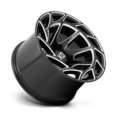 XD Series XD860 ONSLAUGHT Gloss Black Milled 20x12 -44 6x135mm 87.1mm