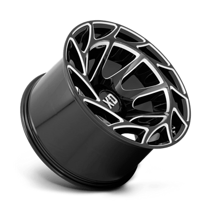 XD Series XD860 ONSLAUGHT Gloss Black Milled 20x12 -44 6x135mm 87.1mm