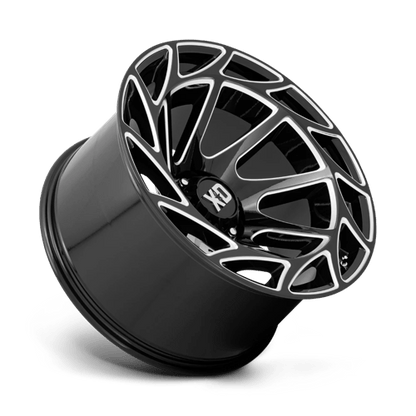 XD Series XD860 ONSLAUGHT Gloss Black Milled 22x12 -44 6x139.7mm 106.1mm