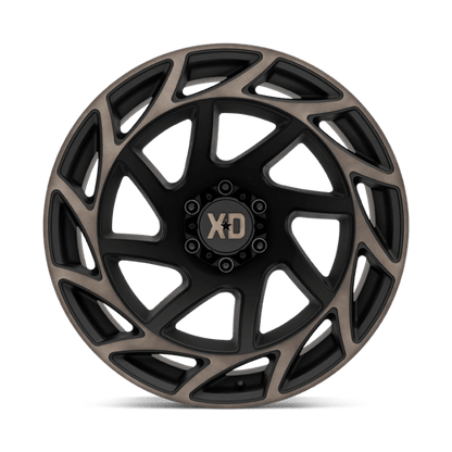 XD Series XD860 ONSLAUGHT Satin Black W/ Bronze Tint 22x12 -44 6x139.7mm 106.1mm