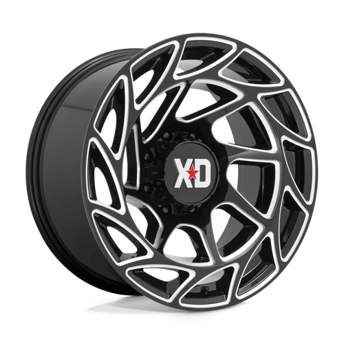 XD Series XD860 ONSLAUGHT Gloss Black Milled 20x10 -18 8x170mm 125.1mm