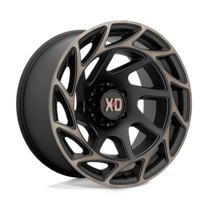 XD Series XD860 ONSLAUGHT Satin Black W/ Bronze Tint 20x10 -18 6x139.7mm 106.1mm