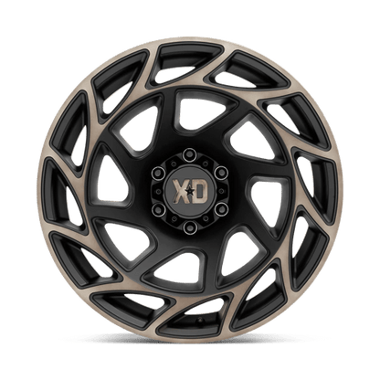XD Series XD860 ONSLAUGHT Satin Black W/ Bronze Tint 20x10 -18 6x139.7mm 106.1mm