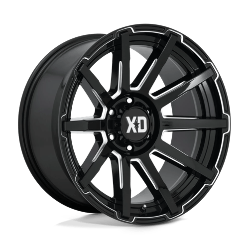 XD Series XD847 OUTBREAK Gloss Black Milled 20x9 0 6x139.7mm 106.1mm