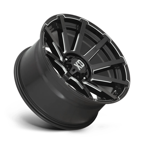 XD Series XD847 OUTBREAK Gloss Black Milled 22x10 +12 8x180mm 124.2mm