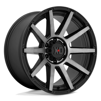 XD Series XD847 OUTBREAK Satin Black W/ Gray Tint 20x9 +18 6x139.7mm 106.1mm