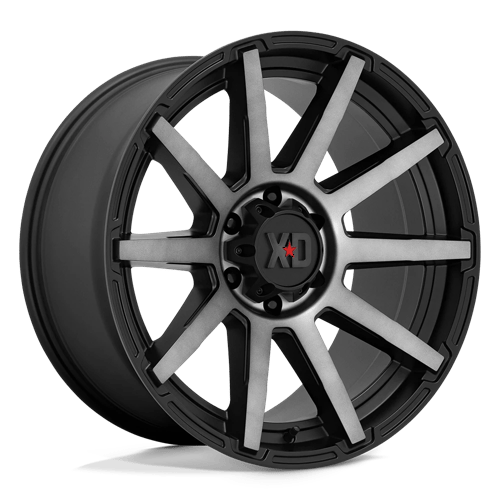 XD Series XD847 OUTBREAK Satin Black W/ Gray Tint 20x9 0 6x139.7mm 106.1mm