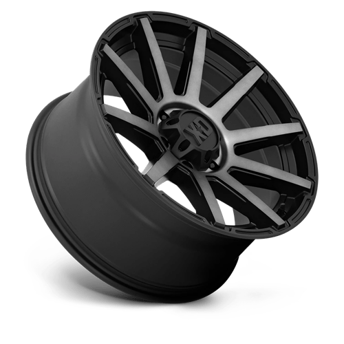 XD Series XD847 OUTBREAK Satin Black W/ Gray Tint 20x9 +18 6x139.7mm 106.1mm