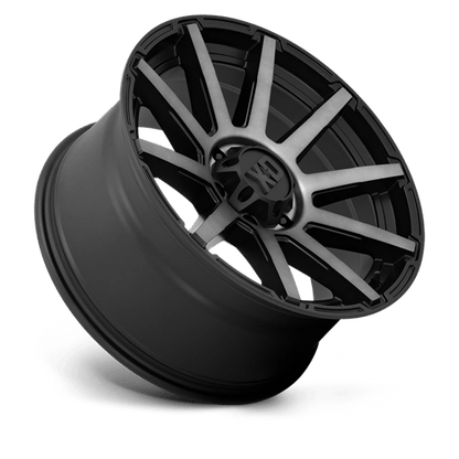 XD Series XD847 OUTBREAK Satin Black W/ Gray Tint 20x9 +18 6x139.7mm 106.1mm