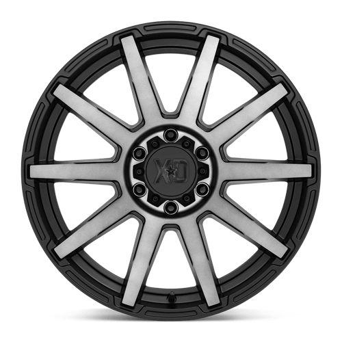XD Series XD847 OUTBREAK Satin Black W/ Gray Tint 20x9 0 6x139.7mm 106.1mm