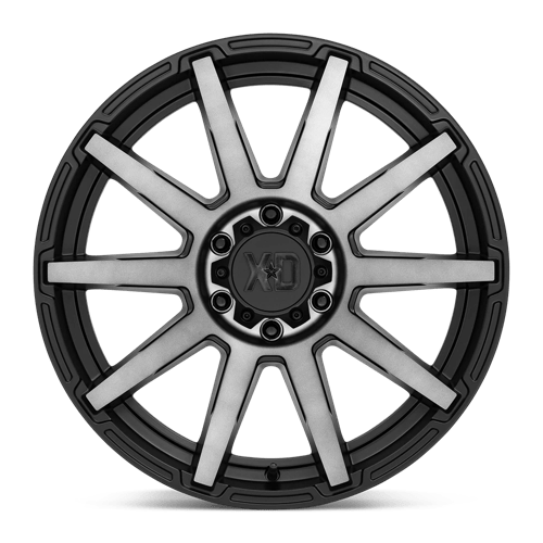 XD Series XD847 OUTBREAK Satin Black W/ Gray Tint 20x9 +18 6x139.7mm 106.1mm
