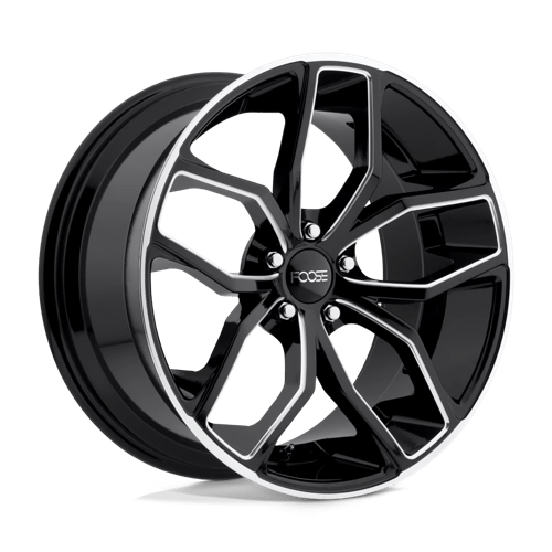 Foose F150 OUTCAST Gloss Black Milled 20x10 +40 5x120mm 72.6mm
