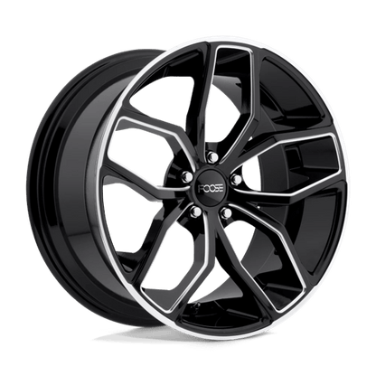 Foose F150 OUTCAST Gloss Black Milled 20x10 +40 5x120mm 72.6mm