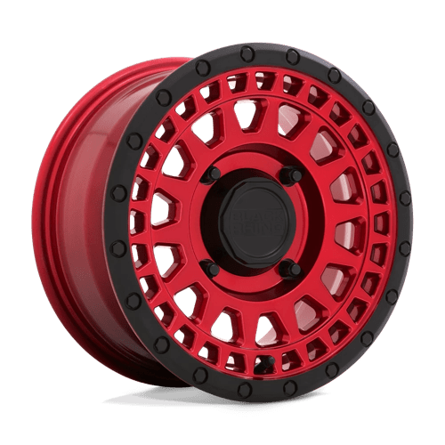 Black Rhino PARKER UTV Candy Red W/ Black Lip 15x7 +51 4x156mm 132mm