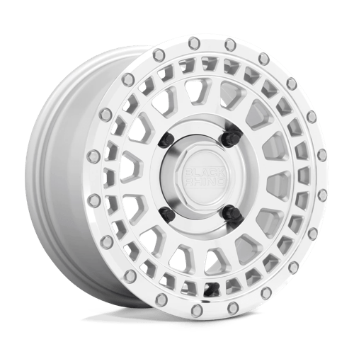 Black Rhino PARKER UTV Silver W/ Mirror Cut Face 14x7 +51 4x156mm 132mm