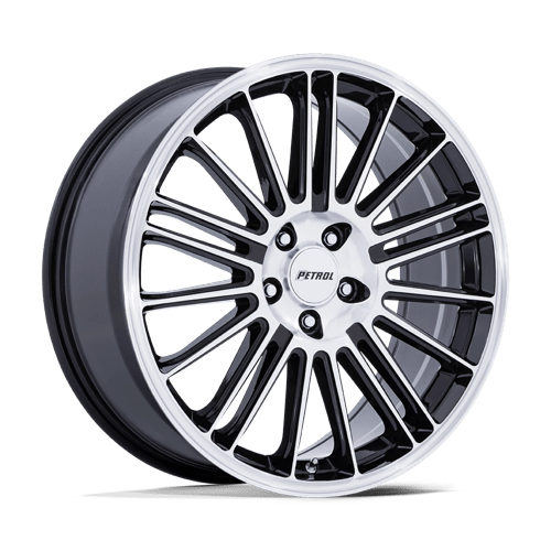 Petrol PE001 P1D Gloss Black W/ Machined Face 19x8 +40 5x114.3mm 72.6mm