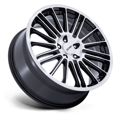 Petrol PE001 P1D Gloss Black W/ Machined Face 18x8 +40 5x110mm 72.6mm