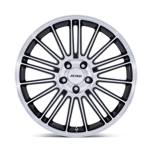 Petrol PE001 P1D Gloss Black W/ Machined Face 19x8 +35 5x120mm 74.1mm