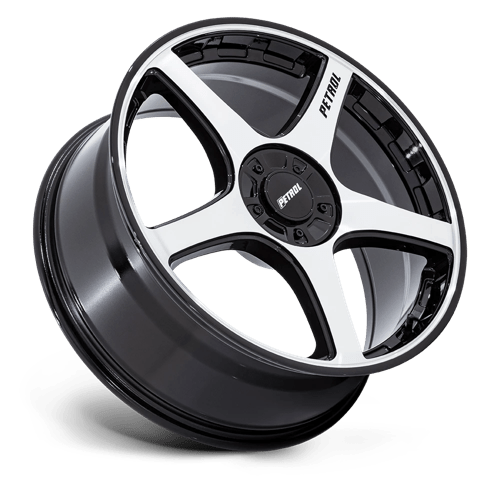Petrol PE003 P2E Gloss Black W/ Machined Face 19x8 +35 5x112|5x120mm 74.1mm