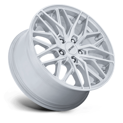 Petrol PE004 P3E Machined Brushed Gloss Silver 18x8 +40 5x108mm 72.6mm