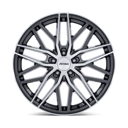 Petrol PE004 P3E Gloss Gunmetal Brs-mach Face 18x8 +40 5x120mm 74.1mm