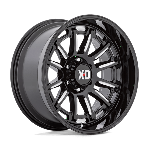 XD Series XD865 PHOENIX Gloss Black Milled 20x9 +18 6x139.7mm 106.1mm
