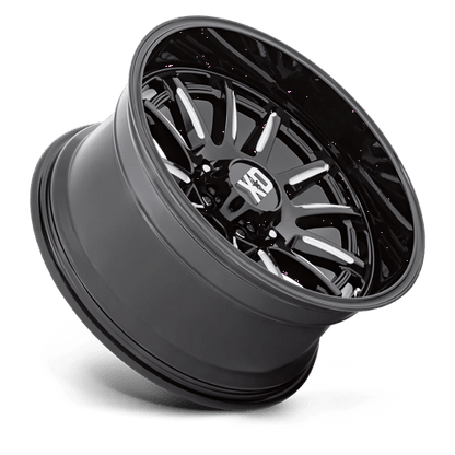 XD Series XD865 PHOENIX Gloss Black Milled 20x10 -18 6x135mm 87.1mm