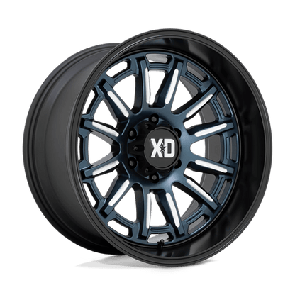 XD Series XD865 PHOENIX Metallic Blue Milled W/ Blk Lp 20x9 +18 5x127mm 71.5mm