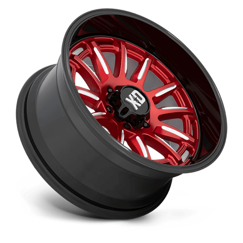 XD Series XD865 PHOENIX Candy Red Milled W/ Black Lip 20x9 0 6x135mm 87.1mm