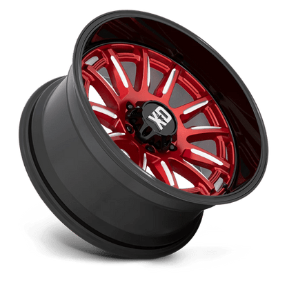 XD Series XD865 PHOENIX Candy Red Milled W/ Black Lip 20x9 +18 5x150mm 110.1mm